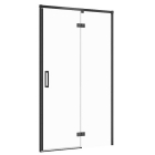 Душевая дверь в нишу Cersanit Larga EZZD1000505890 правосторонняя, профиль черный/прозрачное стекло