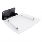 Відкидне сидіння для душової зони Qtap Comfort COMFBLA5035 чорне/матове біле
