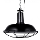Підвісний світильник лофт із захистними ґратами на абажурі Your Light FC1062A чорний