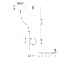 Подвесной светильник Your Light FL1438 5W 3000K черный