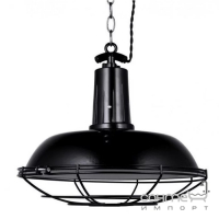 Підвісний світильник лофт із захистними ґратами на абажурі Your Light FC1062A чорний