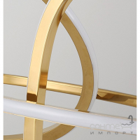 Люстра-подвес в форме цепи из шести ассиметричных колец Your Light FL3110 65W 3000K золото