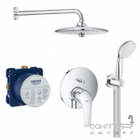 Душова система прихованого монтажу Grohe SmartControl UA34614SC4 хром