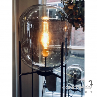 Напольная лампа с сплошным тонированным стеклянным плафоном Your Light TSMF0264-L черная