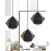 Подвесной светильник в форме многоугольника Your Light OTMP0212-1 черный/золото