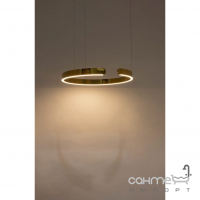 Підвісний світильник у формі розімкнутого кільця з нижнім світінням Your Light TSMP2020 80cm 2x25W 3000K матове золото