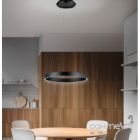 Підвісний світильник у формі кільця з внутрішнім свіченням Your Light TS10453P/B D500 35W 3000K чорний