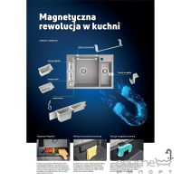 Набір аксесуарів для кухонної мийки Deante Magnetic ZZMKN11O чорний