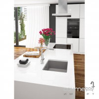 Прямоугольная гранитная кухонная мойка под столешницу Deante Corda ZQA x10C цвета в ассортименте