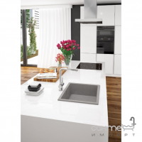 Прямоугольная гранитная кухонная мойка под столешницу Deante Corda ZQA x10C цвета в ассортименте