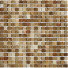 Мозаика из натурального коричневого камня Mozaico De Lux CL-MOS CCLAYRK23009