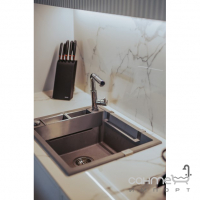 Прямокутна гранітна кухонна мийка Deante Magnetic ZRM x103 кольори в асортименті