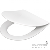 Сидіння для унітазу slim softclose дюропласт Deante Peonia CDE 6SOZ біле
