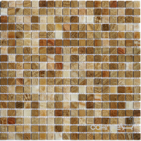 Мозаика из натурального коричневого камня Mozaico De Lux CL-MOS CCLAYRK23009