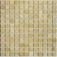Мозаїка із натурального жовтого каменю Mozaico De Lux CL-MOS CCLAYRK23008