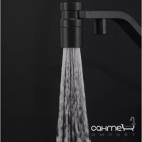 Смеситель для кухни с гибким изливом и изливом для фильтрованной воды Gappo G4395-66 матовый черный