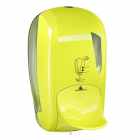 Подвесной локтевой дозатор жидкого мыла 1л Mar Plast Linea Skin Hospital A94301FAB флюорисцентный желтый