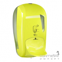 Локтевой дозатор дезинфицирующей жидкости 1л Mar Plast Linea Skin A95201FAB флюористцентный желтый