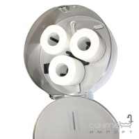 Держатель туалетной бумаги на три рулона jumbo Mediclinics Industrial PR2789C нержавеющая сталь
