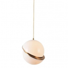 Підвісний світильник у формі двох половинок сфери Kloodi Deco PE-DL9182/250 GD білий/золото