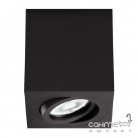 Квадратний накладний точковий світильник Kloodi KD-1202 BK чорний