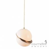 Подвесной светильник в форме двух половинок сферы Kloodi Deco PE-DL9182/250 GD белый/золото