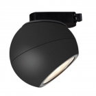Трековый однофазный светильник в форме сферы Kloodi KD-T021 12W 3К BK черный