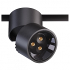 Трековый магнитный светильник Kloodi KDMG-SPLIT75 9W 3K BK черный