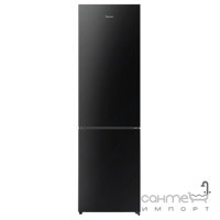 Двокамерний холодильник з нижньою морозильною камерою Hisense RB440N4GBE чорний