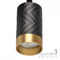 Светильник спот с тремя цилиндрическими плафонами Goldlux Arras 3 323552 черный/золото