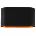 Настенный светильник в форме прямоугольника Goldlux Elissa 324412 черный