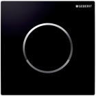 Кнопка смыва для писсуара пневматическая Geberit Type 10 116.015.KM.1 черная/хром