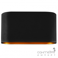 Настенный светильник в форме прямоугольника Goldlux Elissa 324412 черный