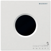 Электронная панель смыва для писсуара Geberit Type 01 116.031.11.5 белая/черная, питание от батареек