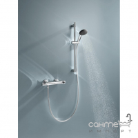 Змішувач-термостат для душу з гарнітуром Grohe Precision Flow 34800001 хром