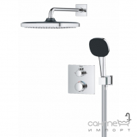 Душевая система скрытого монтажа с термостатом Grohe Quickfix Precision Trend Perfect Vitalio Comfort 250 Cube 34882000 хром