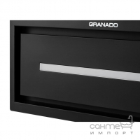 Полновстраиваемая кухонная вытяжка Granado Palamos 2613-1200 black матовая черная, мощность 1200 м3/ч
