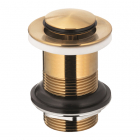Донный клапан без перелива KFA Armatura 660-353-31 золото