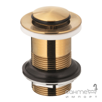 Донный клапан без перелива KFA Armatura 660-353-31 золото