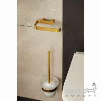 Тримач для туалетного паперу KFA Armatura Moza 864-022-31 золото