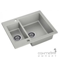 Прямокутна кухонна мийка на півтори чаші Axis Mojito 80 11A.MO080.810.1021A concrete бетон