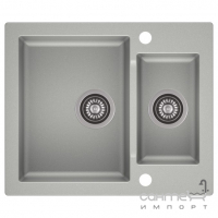 Прямокутна кухонна мийка на півтори чаші Axis Mojito 80 11A.MO080.810.1021A concrete бетон