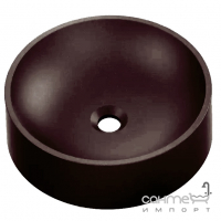 Кругла гранітна раковина на стільницю Axis Maun 11B.MN0II.88A.0000B dark chocolate шоколад