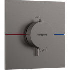 Змішувач-термостат для душу прихованого монтажу Hansgrohe ShowerSelect Comfort E 15574340 матовий чорний хром