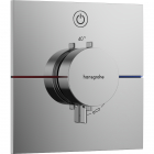 Змішувач-термостат для душу прихованого монтажу Hansgrohe ShowerSelect Comfort E 15571000 хром