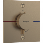 Смеситель-термостат для душа скрытого монтажа Hansgrohe ShowerSelect Comfort E 15572140 бронза браш