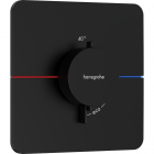 Смеситель-термостат для душа скрытого монтажа Hansgrohe ShowerSelect Comfort Q 15588670 матовый черный