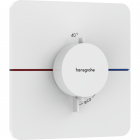 Смеситель-термостат для душа скрытого монтажа Hansgrohe ShowerSelect Comfort Q 15588700 матовый белый