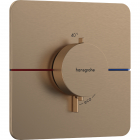 Смеситель-термостат для душа скрытого монтажа Hansgrohe ShowerSelect Comfort Q 15588140 бронза браш