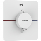 Смеситель-термостат для душа скрытого монтажа Hansgrohe ShowerSelect Comfort Q 15581700 матовый белый